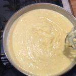 crema pasticcera praticamente cotta e pronta per l'uso