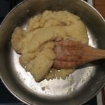 la "polenta" deve cucinare 5 minuti