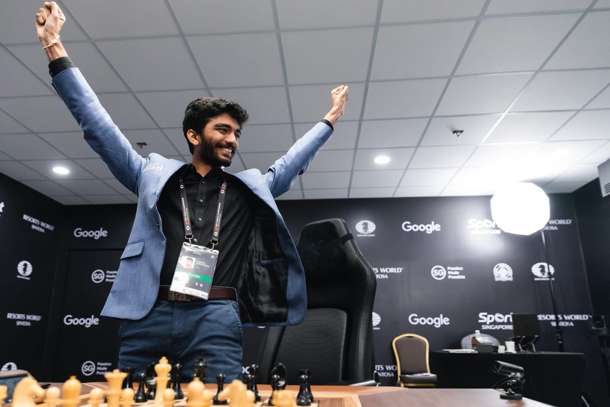 Gukesh, il più giovane campione del mondo di scacchi della storia